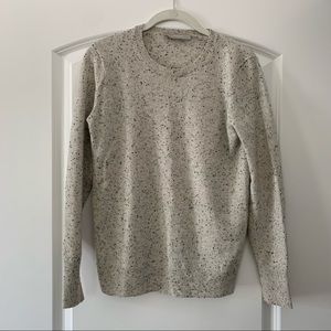 Everlane Cashmere Crew in Frost Donegal